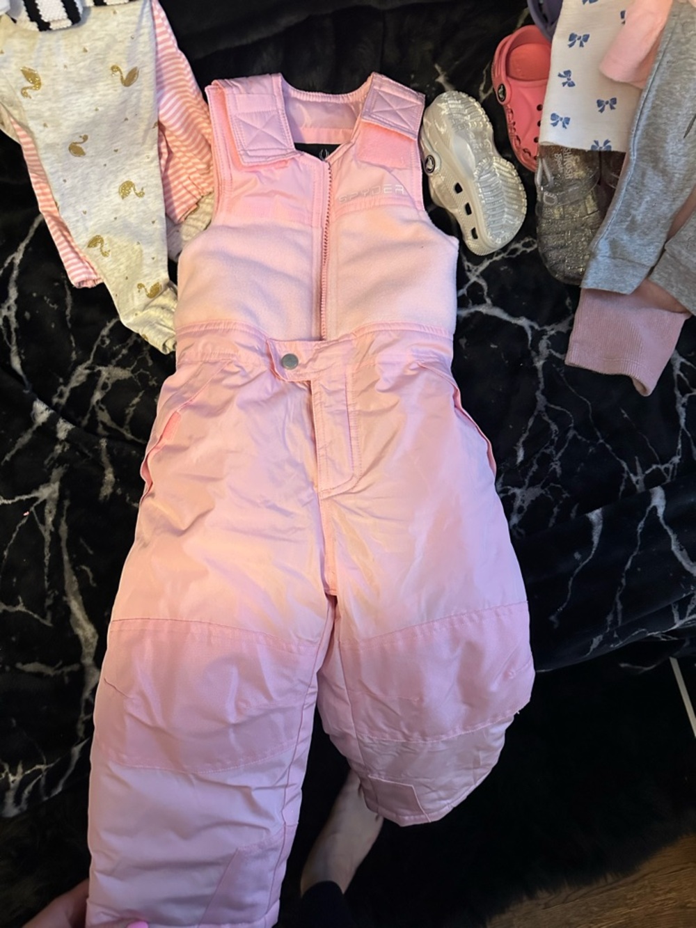 OshKosh B'gosh Light Pink Insulated Snow Overalls